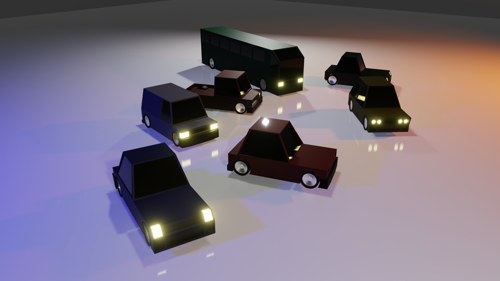 Low Poly Car Pack preview image